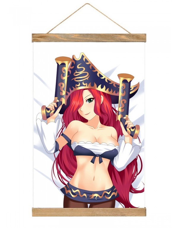 Personalisiert Japanese Wall Banner League Of Legends Miss Fortune Anime Wall Scroll Posters 40x60cm(23.6x15.7in)