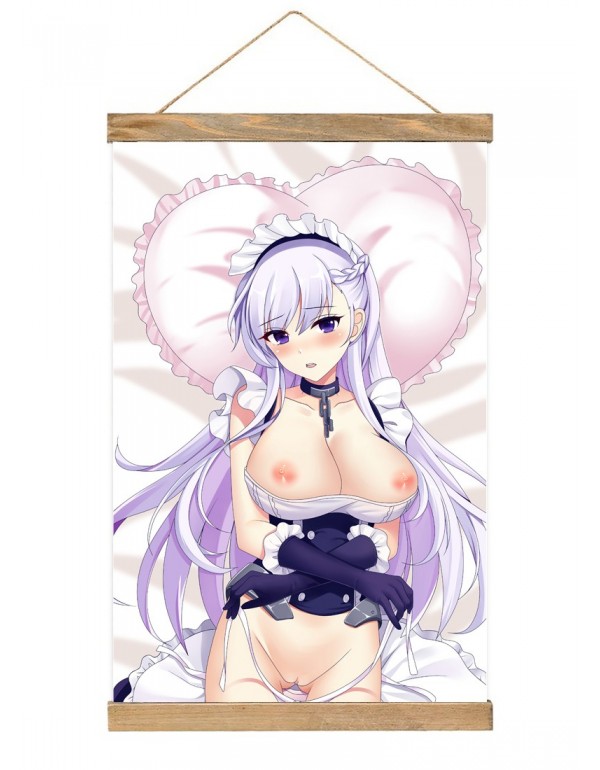 Dauerhaft Japanese Wall Banner Azur Lane Belfast Anime Wall Scroll Posters 40x60cm(23.6x15.7in)