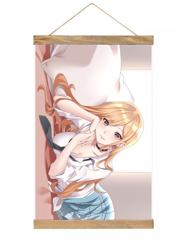 Mode Japanese Wall Banner My Dress Up Darling Kitagawa Marin  Anime Wall Scroll Posters 40x60cm(23.6x15.7in)