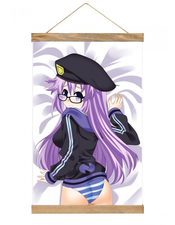 Willkommen Japanese Wall Banner Hyperdimension Neptune Nepgear Anime Wall Scroll Posters 40x60cm(23.6x15.7in)