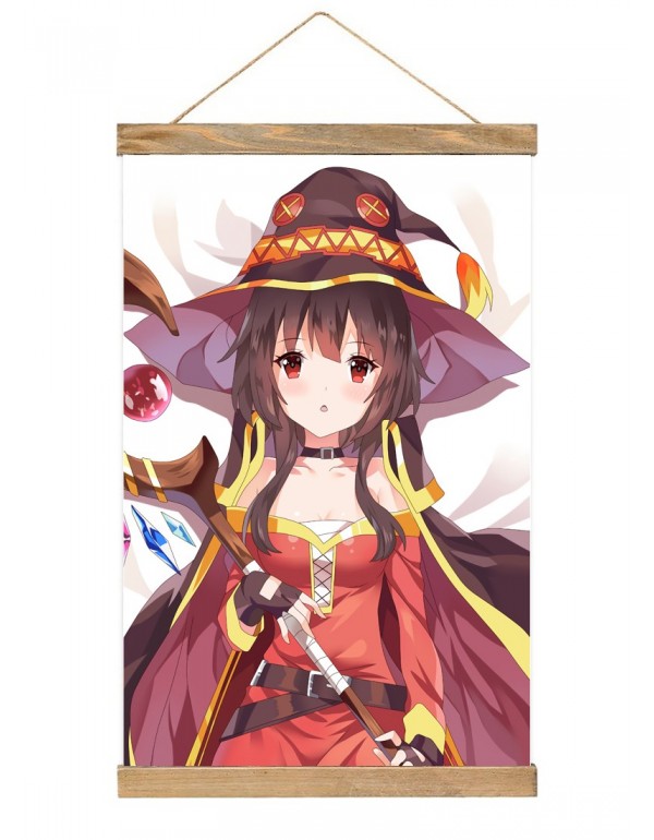 Besonderheit Japanese Wall Banner Konosuba God S Blessing On This Wonderful World Megumin Anime Wall Scroll Posters 40x60cm(23.6x15.7in)