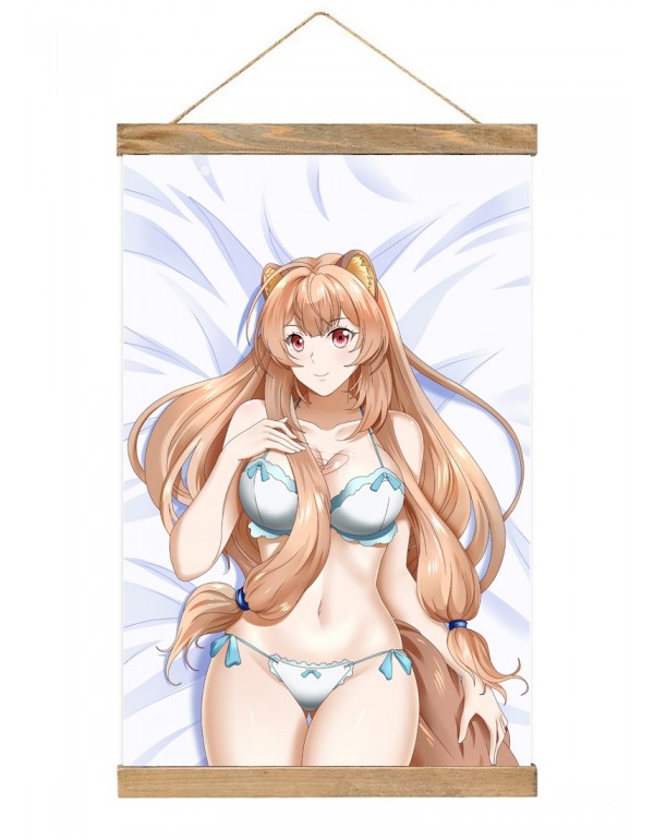 Einzigartig Japanese Wall Banner The Rising Of The Shield Hero Raphtalia Anime Wall Scroll Posters 40x60cm(23.6x15.7in)