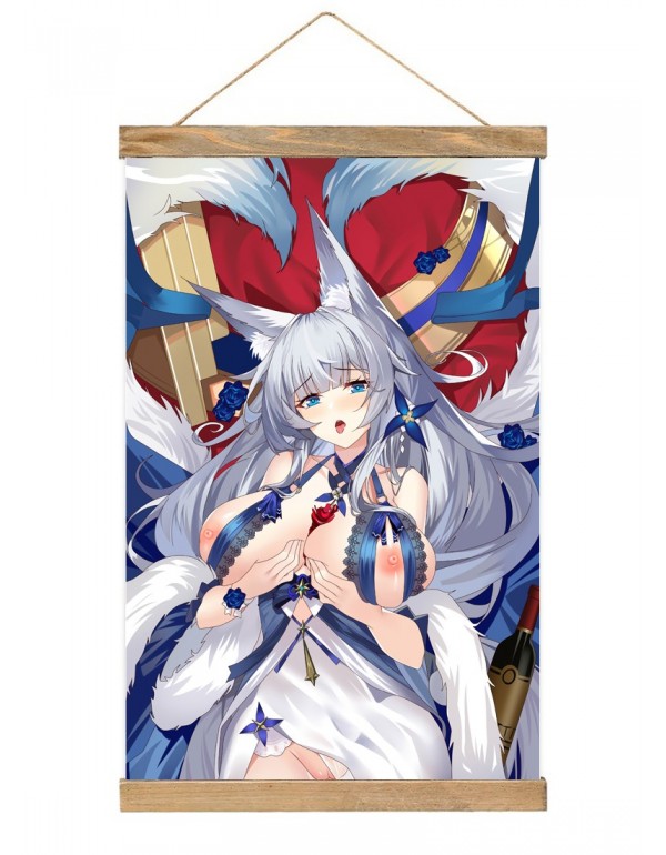 Neu Japanese Wall Banner Azur Lane Shinano Anime Wall Scroll Posters 40x60cm(23.6x15.7in)