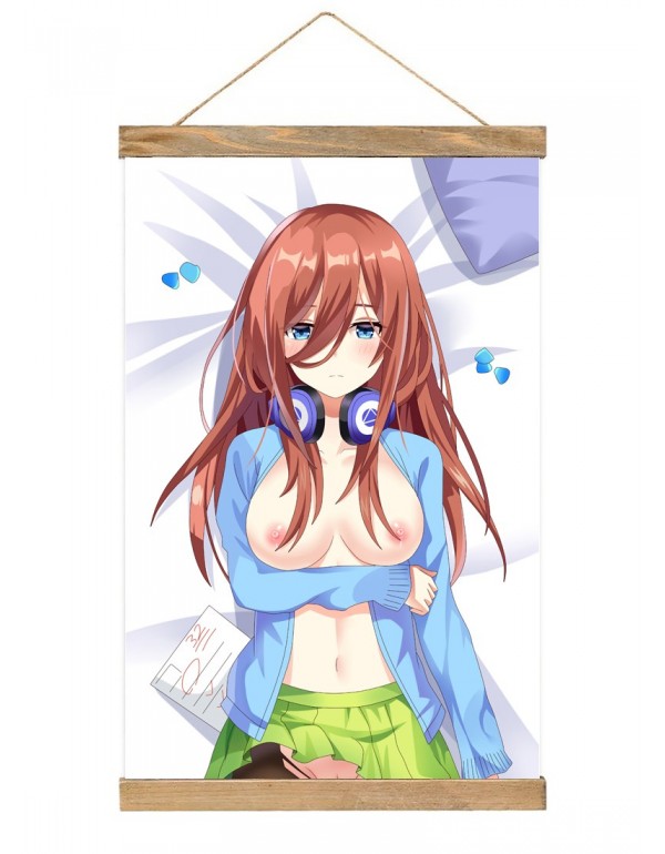 Großhandel Japanese Wall Banner The Quintessential Quintuplets Miku Nakano Nakano Nino Anime Wall Scroll Posters 40x60cm(23.6x15.7in)