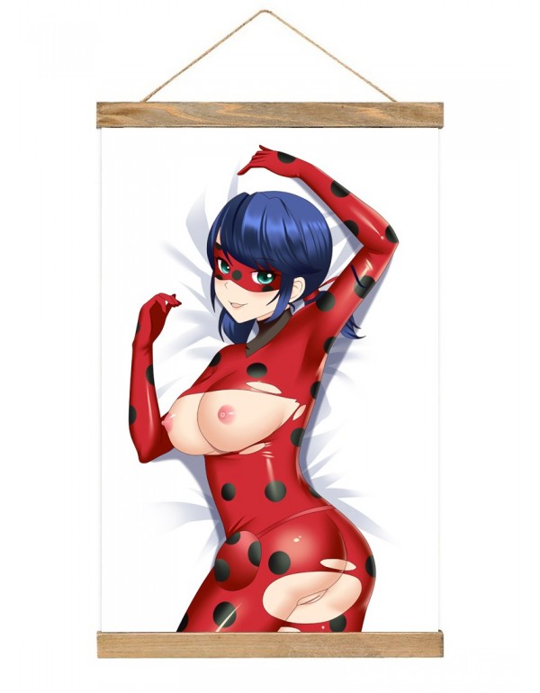 Schnäpche Japanese Wall Banner Miraculous Tales Of Ladybug Cat Noir  Anime Wall Scroll Posters 40x60cm(23.6x15.7in)