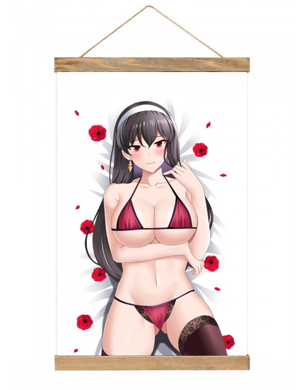 Dauerhaft Japanese Wall Banner Spy X Family Thorn Princess Yor Forger Anime Wall Scroll Posters 40x60cm(23.6x15.7in)