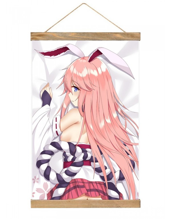 Billig Japanese Wall Banner Honkai Impact 3rd Yae Sakura Anime Wall Scroll Posters 40x60cm(23.6x15.7in)