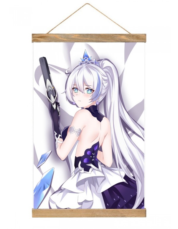 Online Japanese Wall Banner Kiana Kaslana Honkai Impact 3rd Anime Wall Scroll Posters 40x60cm(23.6x15.7in)