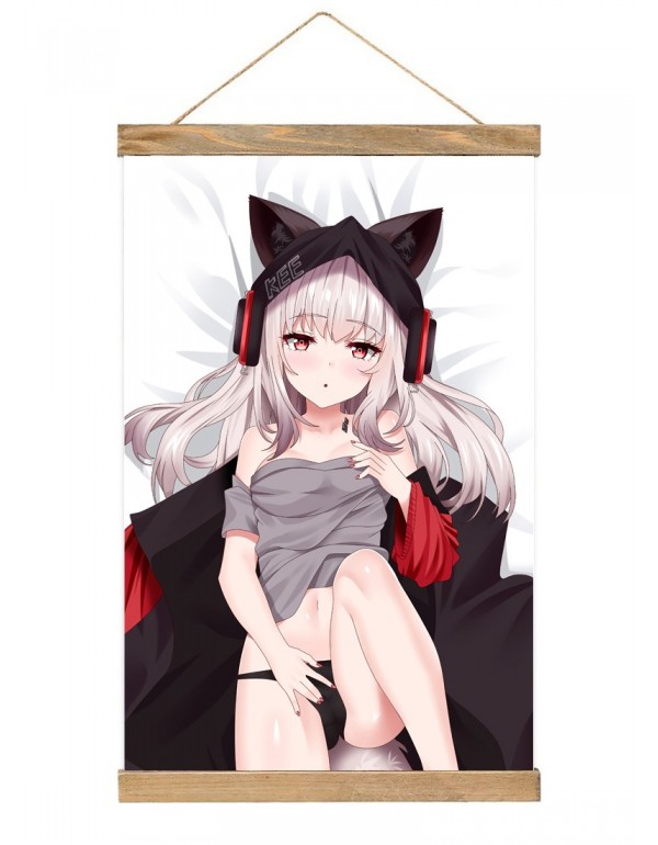 Sexy Japanese Wall Banner Arknights Erato Anime Wall Scroll Posters 40x60cm(23.6x15.7in)