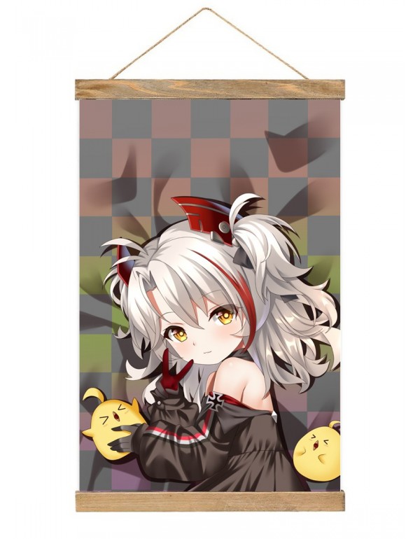 Klopfen Japanese Wall Banner Azur Lane Prinz Eugen Anime Wall Scroll Posters 40x60cm(23.6x15.7in)