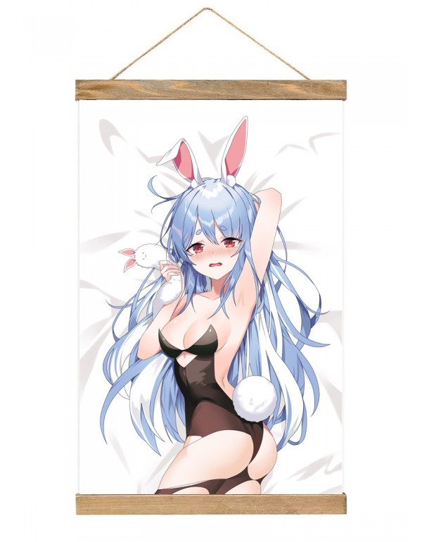 Günstig Japanese Wall Banner Virtual Youtuber Usada Pekor Anime Wall Scroll Posters 40x60cm(23.6x15.7in)