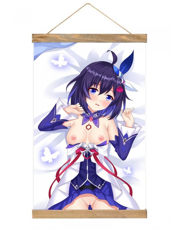 Schlussverkauf Japanese Wall Banner Honkai Impact 3rd Zele Ferrerai Anime Wall Scroll Posters 40x60cm(23.6x15.7in)