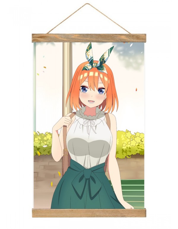 Prämie Japanese Wall Banner The Quintessential Quintuplets Nakano Yotsuba Anime Wall Scroll Posters 40x60cm(23.6x15.7in)