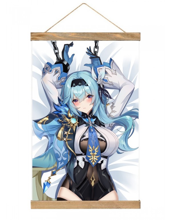 Speziell Japanese Wall Banner Genshin Impact Eula Anime Wall Scroll Posters 40x60cm(23.6x15.7in)