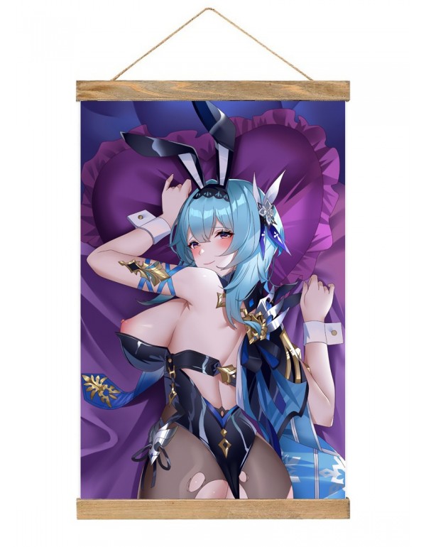 Spielraum Japanese Wall Banner Genshin Impact Eula Anime Wall Scroll Posters 40x60cm(23.6x15.7in)