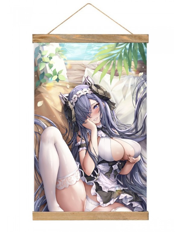 Dauerhaft Japanese Wall Banner Azur Lane Kms August Von Parseval  Anime Wall Scroll Posters 40x60cm(23.6x15.7in)