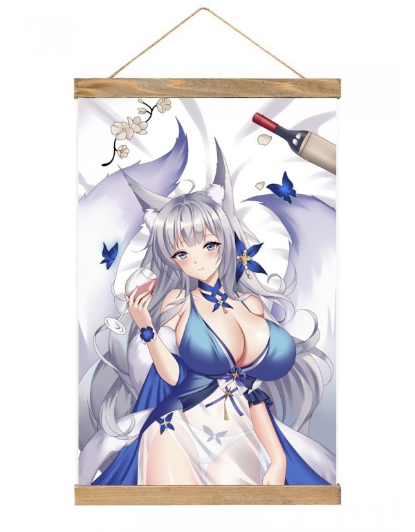 Sexy Japanese Wall Banner Azur Lane Sirius Anime W...