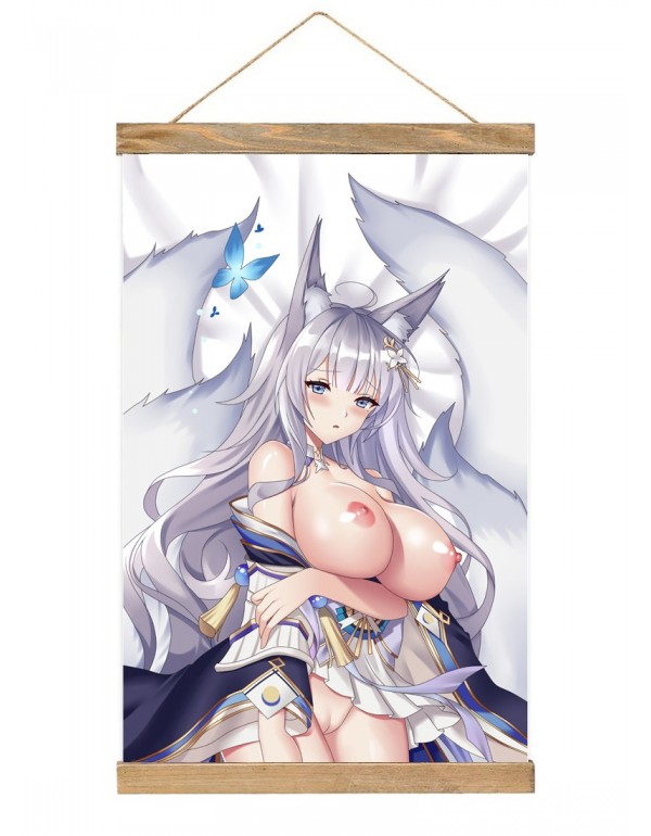 Besorgen Japanese Wall Banner Azur Lane Shinano Anime Wall Scroll Posters 40x60cm(23.6x15.7in)