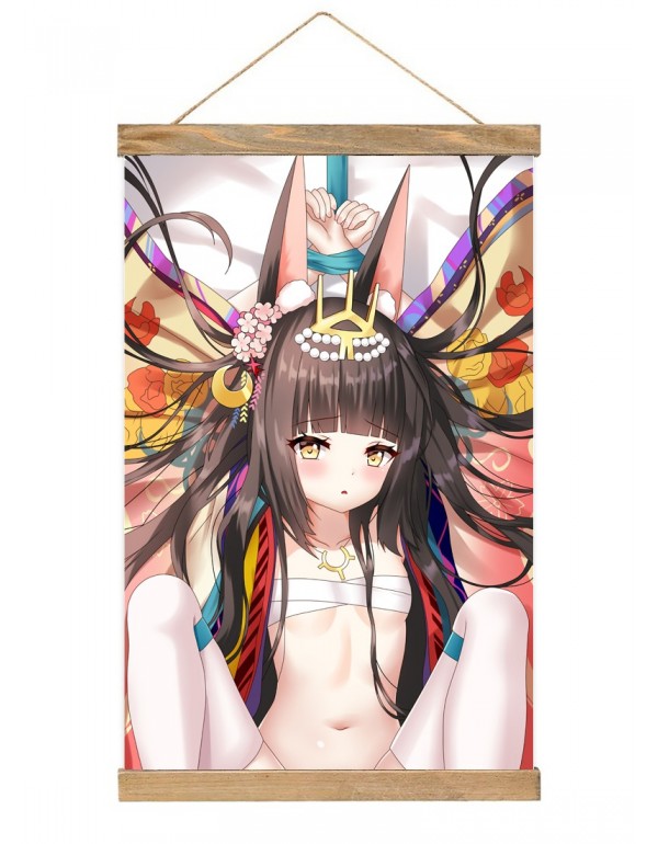 Mode Japanese Wall Banner Azur Lane Akagi Anime Wa...