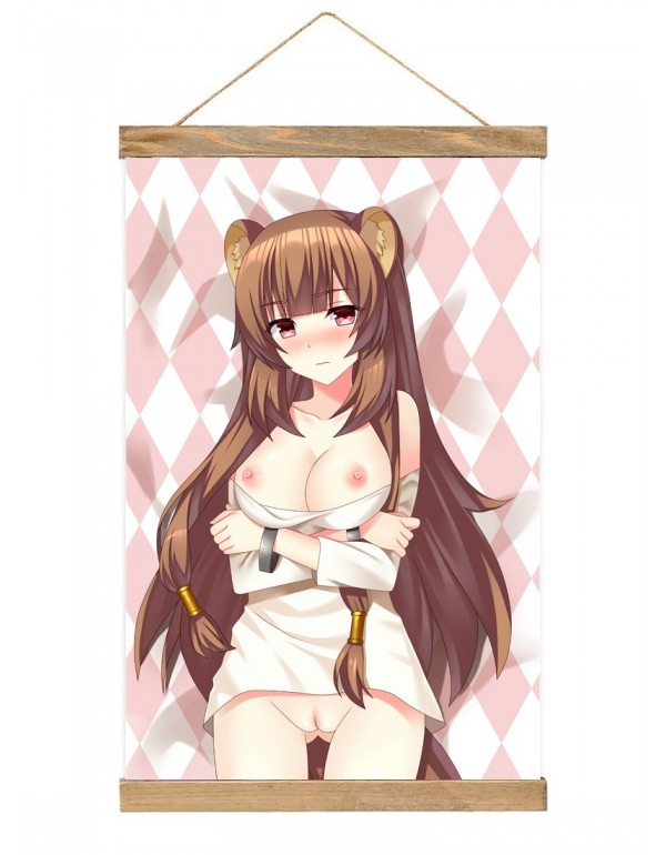 Personalisiert Japanese Wall Banner The Rising Of The Shield Hero Raphtalia Anime Wall Scroll Posters 40x60cm(23.6x15.7in)