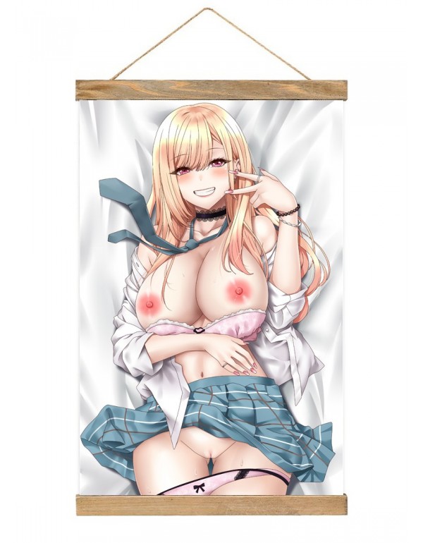 Schnäpche Japanese Wall Banner My Dress Up Darling Kitagawa Marin  Anime Wall Scroll Posters 40x60cm(23.6x15.7in)