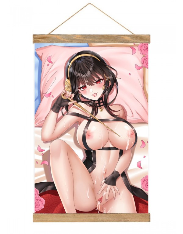 Brauch Japanese Wall Banner Spy X Family Thorn Princess Yor Forger Anime Wall Scroll Posters 40x60cm(23.6x15.7in)