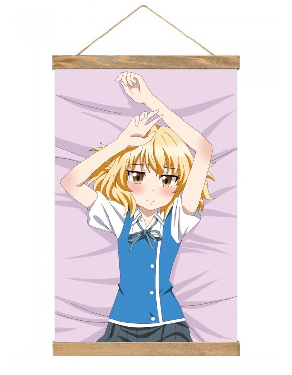 Klopfen Japanese Wall Banner D Frag Roka Shibasaki Anime Wall Scroll Posters 40x60cm(23.6x15.7in)