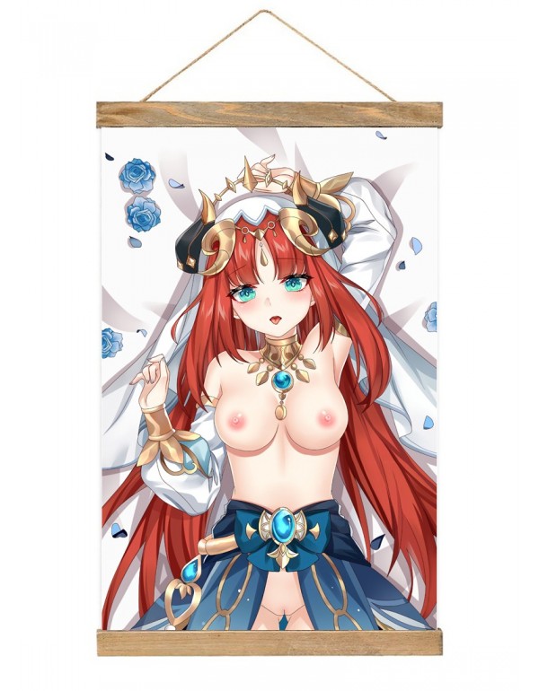 Neu Japanese Wall Banner Genshin Impact Nilou Anim...