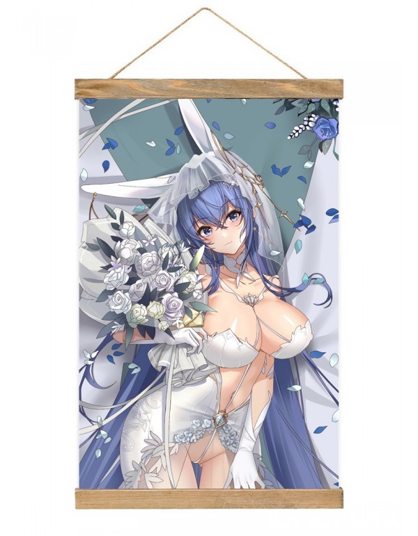 Brauch Japanese Wall Banner Azur Lane Uss Anime Wall Scroll Posters 40x60cm(23.6x15.7in)