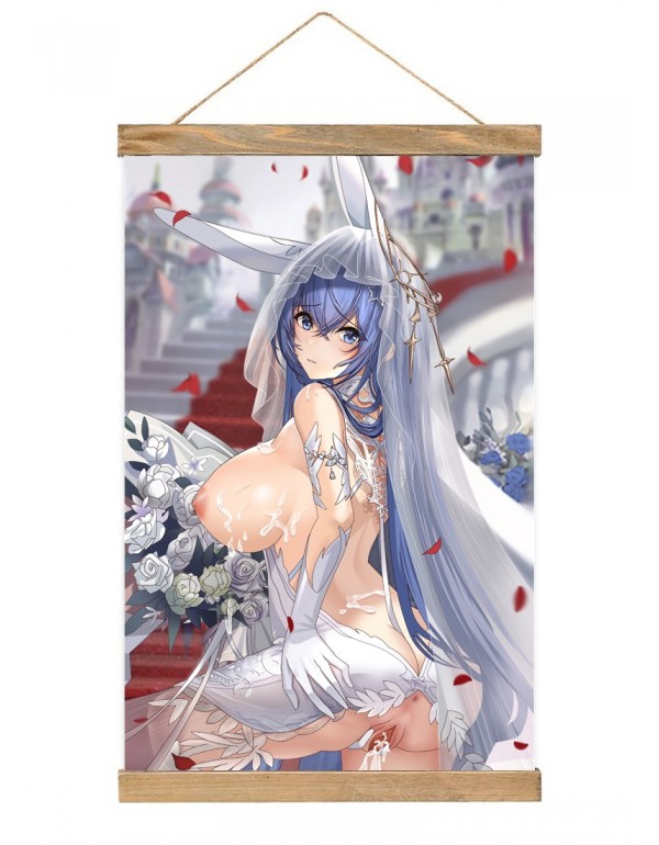 Großhandel Japanese Wall Banner Azur Lane Uss Anime Wall Scroll Posters 40x60cm(23.6x15.7in)