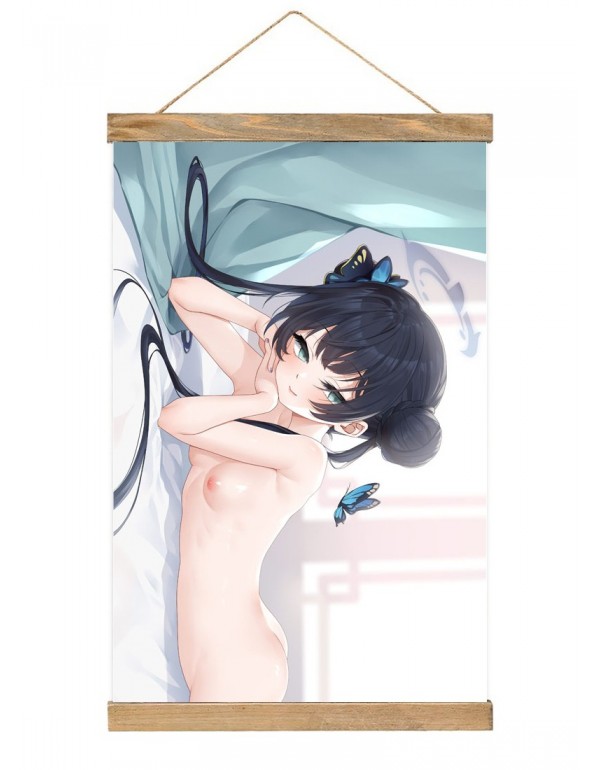 Günstig Japanese Wall Banner Blue Archive Kisaki Anime Wall Scroll Posters 40x60cm(23.6x15.7in)