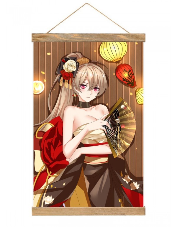 Billig Japanese Wall Banner Azur Lane Anime Wall S...