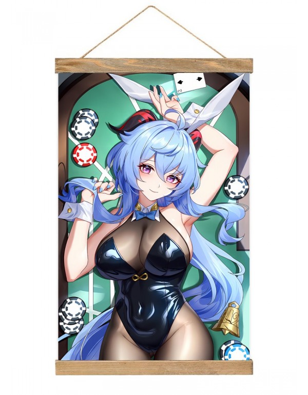 Lustig Japanese Wall Banner Genshin Impact Anime W...