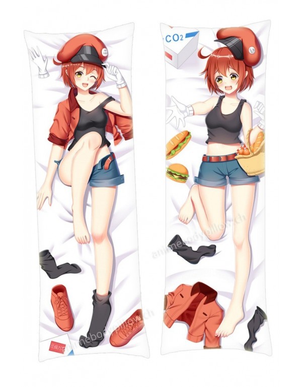 Sekkekkyu AE3803 Hataraku Saibou Cells at Work! Anime Dakimakura Japanese Hugging Body Kissenbezüge