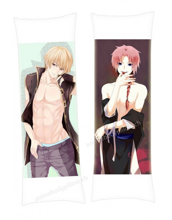 Okita Sougo and Kamui GIntama Anime Dakimakura Japanese Hugging Body Kissenbezüge