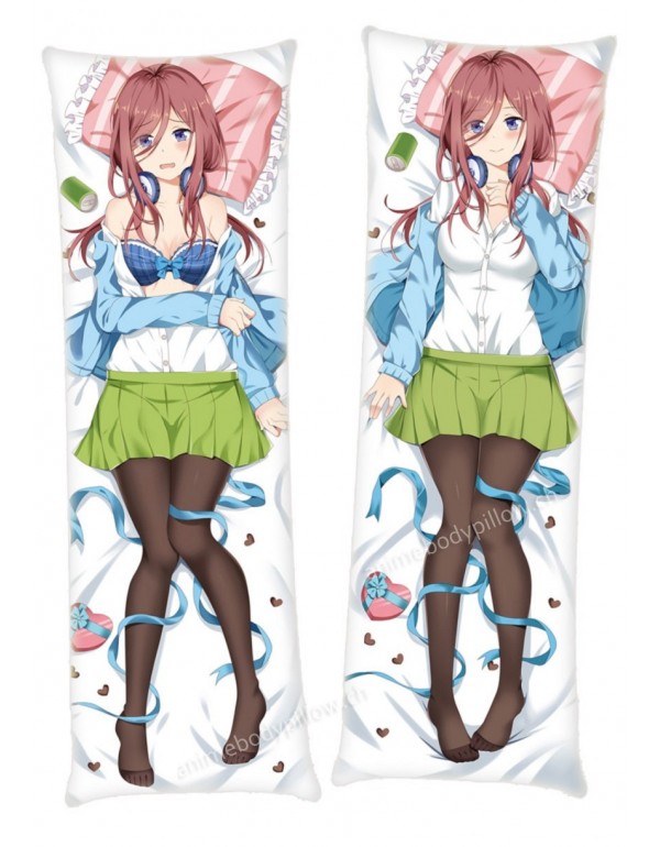 Miku Nakano - The Quintessential Quintuplets Japanese character body dakimakura Kissenbezüge