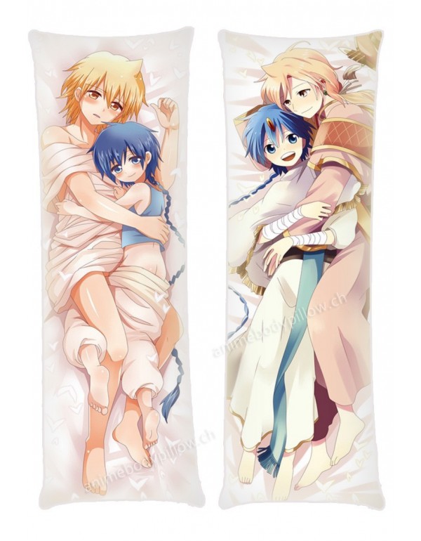 Alladin and Alibaba Saluja Magi The Labyrinth of Magic Male Anime Dakimakura Japanese Hugging Body Kissenbezüge