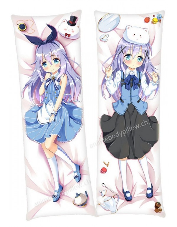 Chino Kafu Is the Order a Rabbit Anime Dakimakura Japanese Hugging Body Kissenbezüge