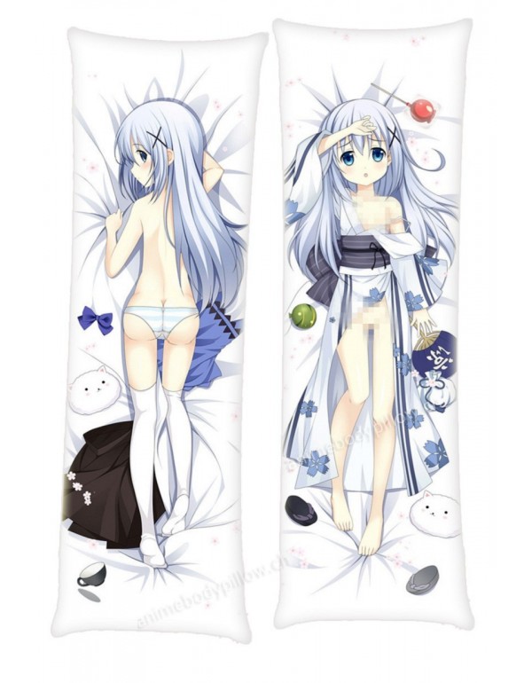 Chino Kafuu Is the Order Rabbit Anime Dakimakura Japanese Hugging Body Kissenbezüge