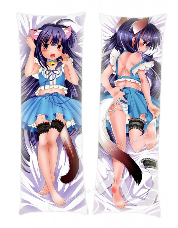 Cute Violet Hair Loli Neko Anime Dakimakura Japane...