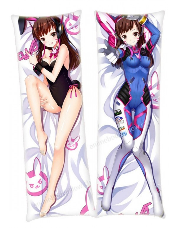 D.VA Overwatch Anime Dakimakura Japanese Hugging B...