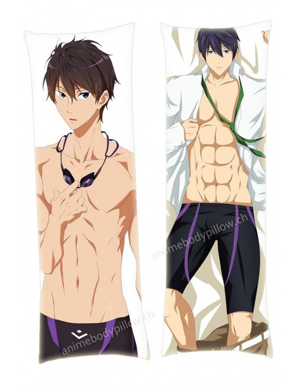 Haruka Nanase Free! Male Dakimakura Japanese Hugging Body Kissenbezüge Anime