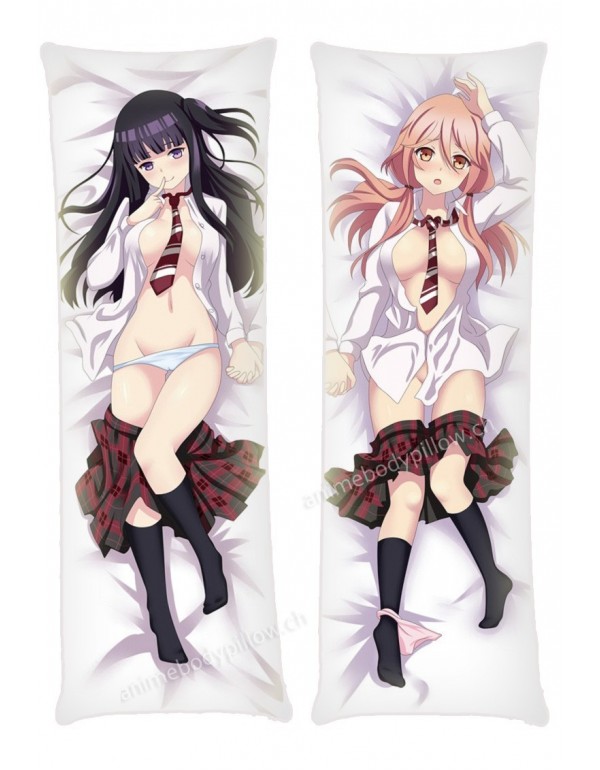 Hotaru Mizushina and Yuma Okazaki NTR Netsuzou Trap Anime Dakimakura Japanese Hugging Body Kissenbezüge