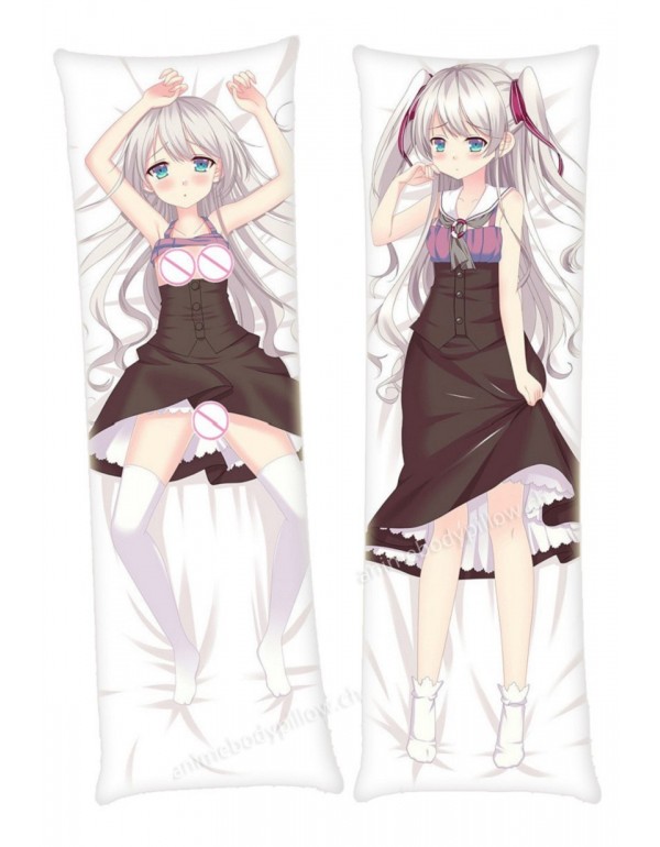 Kawaii White Haired Girl Dakimakura 3d pillow japanese anime pillow case