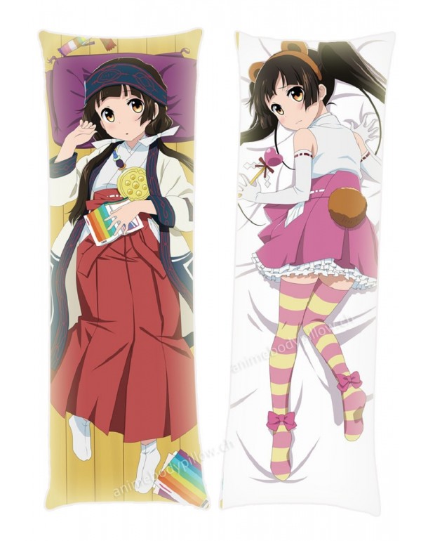 Machi Amayadori Kuma Miko Girl Meets Bear Anime Dakimakura Japanese Hugging Body Kissenbezüge