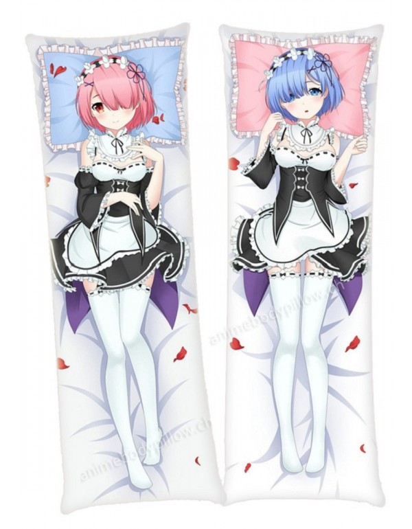 Ram and Rem Re Zero Anime Dakimakura Japanese Hugging Body Kissenbezüge