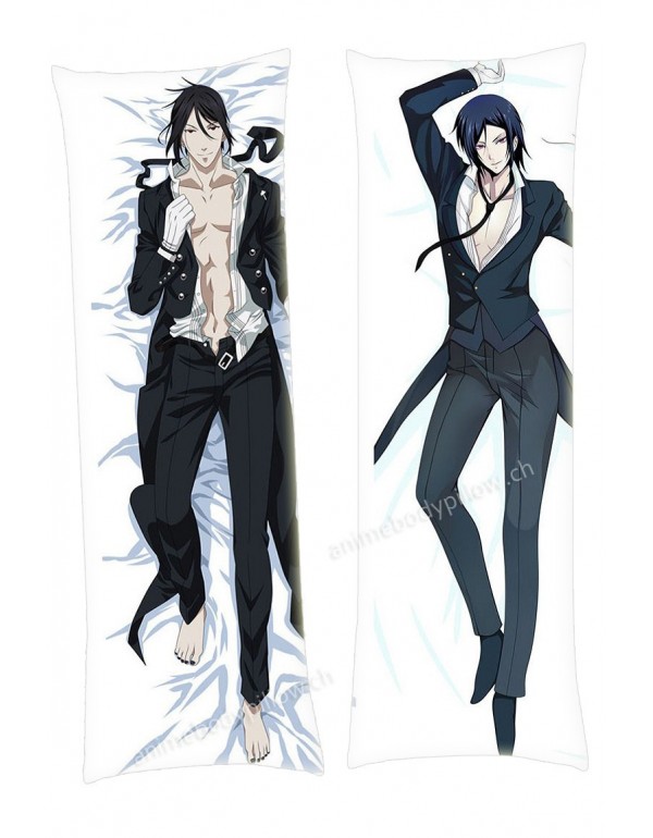 Sebastian Michaelis Kuroshitsuji Male Dakimakura Japanese Hugging Body Kissenbezüge Anime