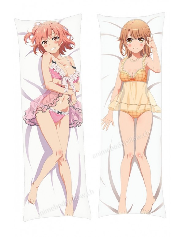 Yui Yuigahama Yahari Ore no Seishun Love Comedy wa Machigatteiru Dakimakura Japanese Hugging Body Kissenbezüge Anime