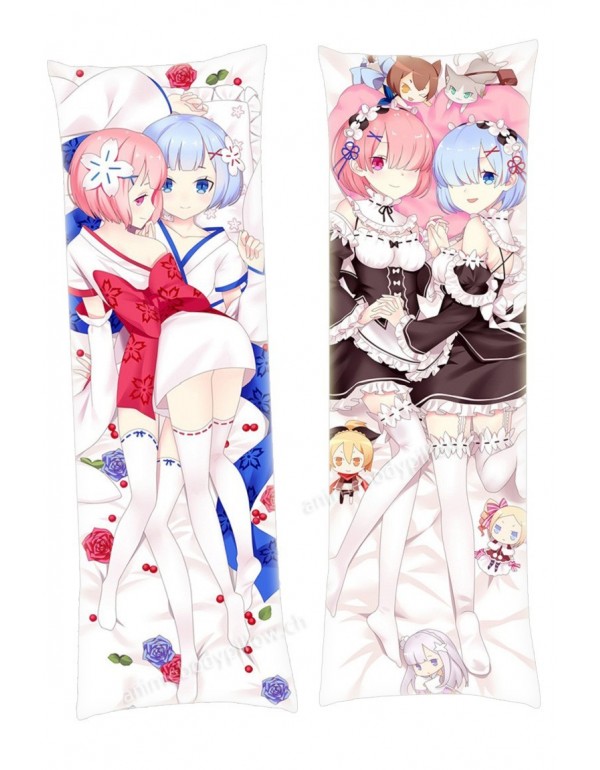 Rem Ram Re:Zero Body hug dakimakura girlfriend bod...