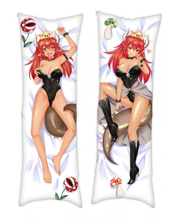 Super Mario Princess Bowsette Anime Dakimakura Japanese Hugging Body Kissenbezug